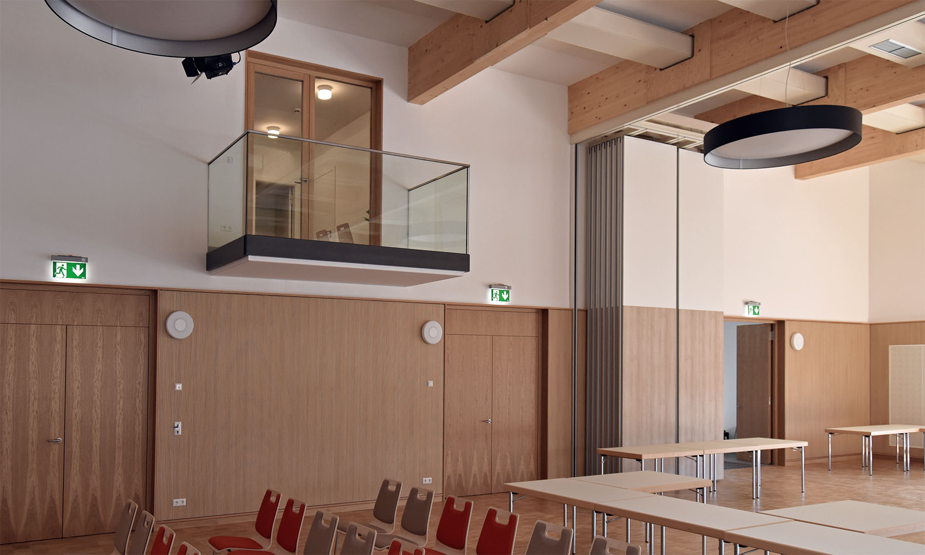 Innenansicht Mehrzweckhalle Mellingen