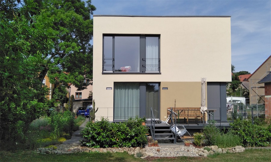 Zweifamilien-Passivhaus G, Weimar, 2014